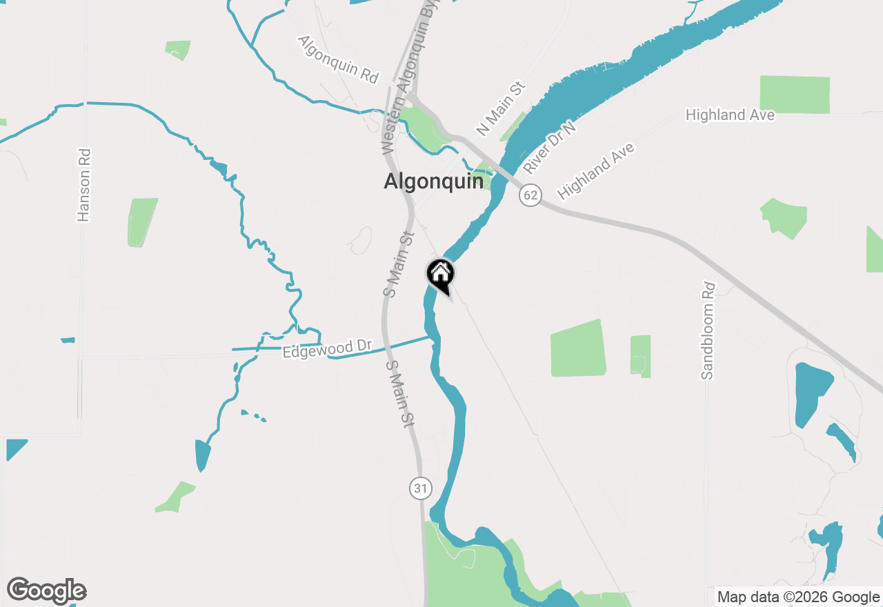 Map of 630 Oceola Drive, Algonquin, IL 60102