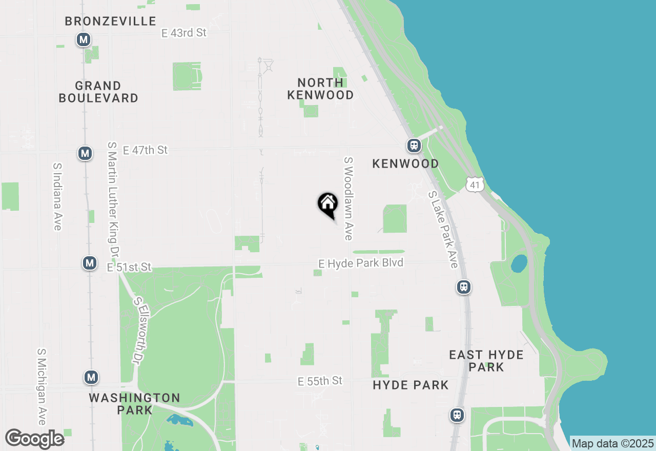 Map of 4939 S Greenwood Avenue, Chicago, IL 60615