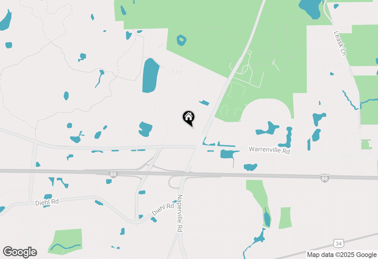 Map of 1432 Naperville Wheaton Road #100, Naperville, IL 60540