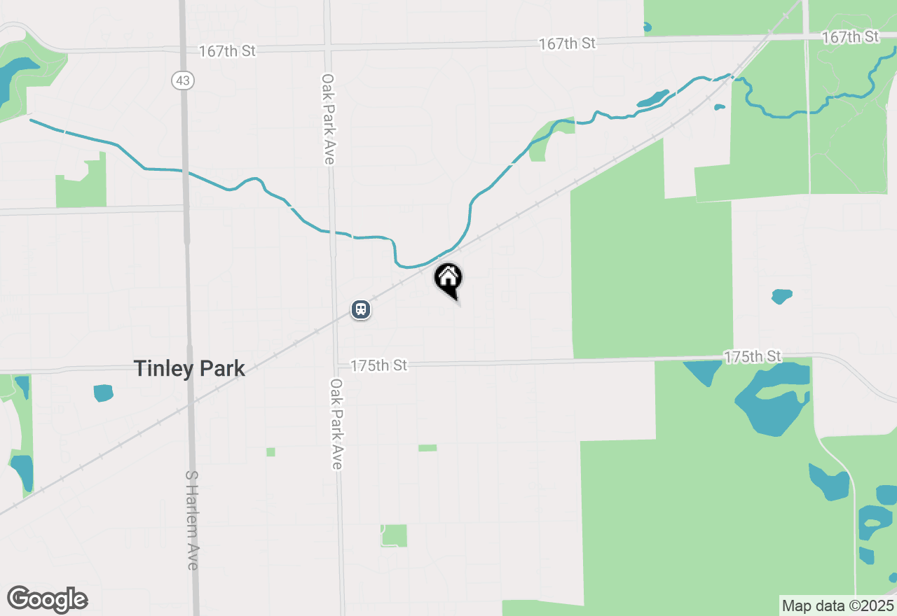 Map of 17336 65th Avenue, Tinley Park, IL 60477