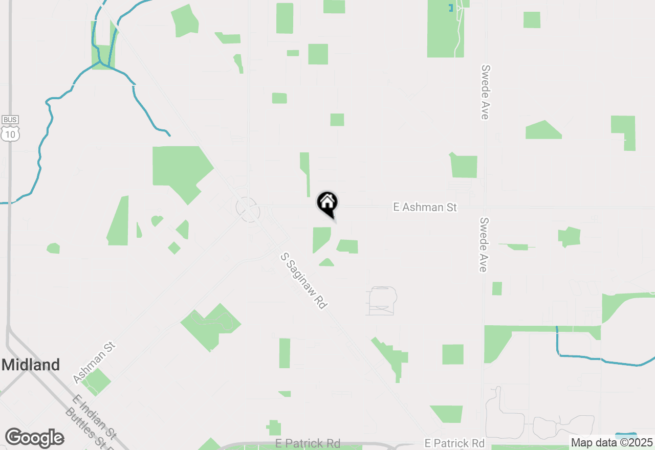 Map of 9 W Wyllys Court, Midland, MI 48640