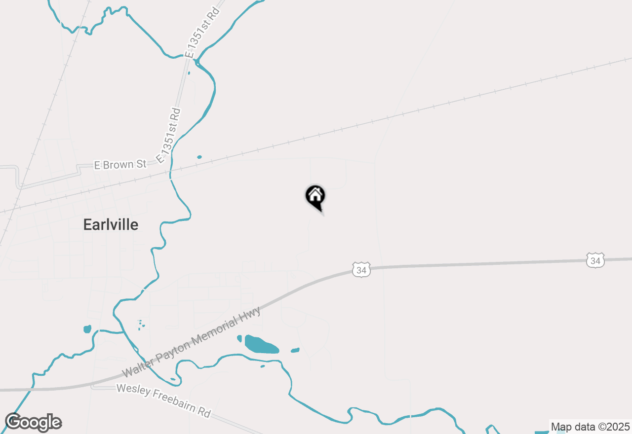 Map of 4528 1369th Road, Earlville, IL 60518