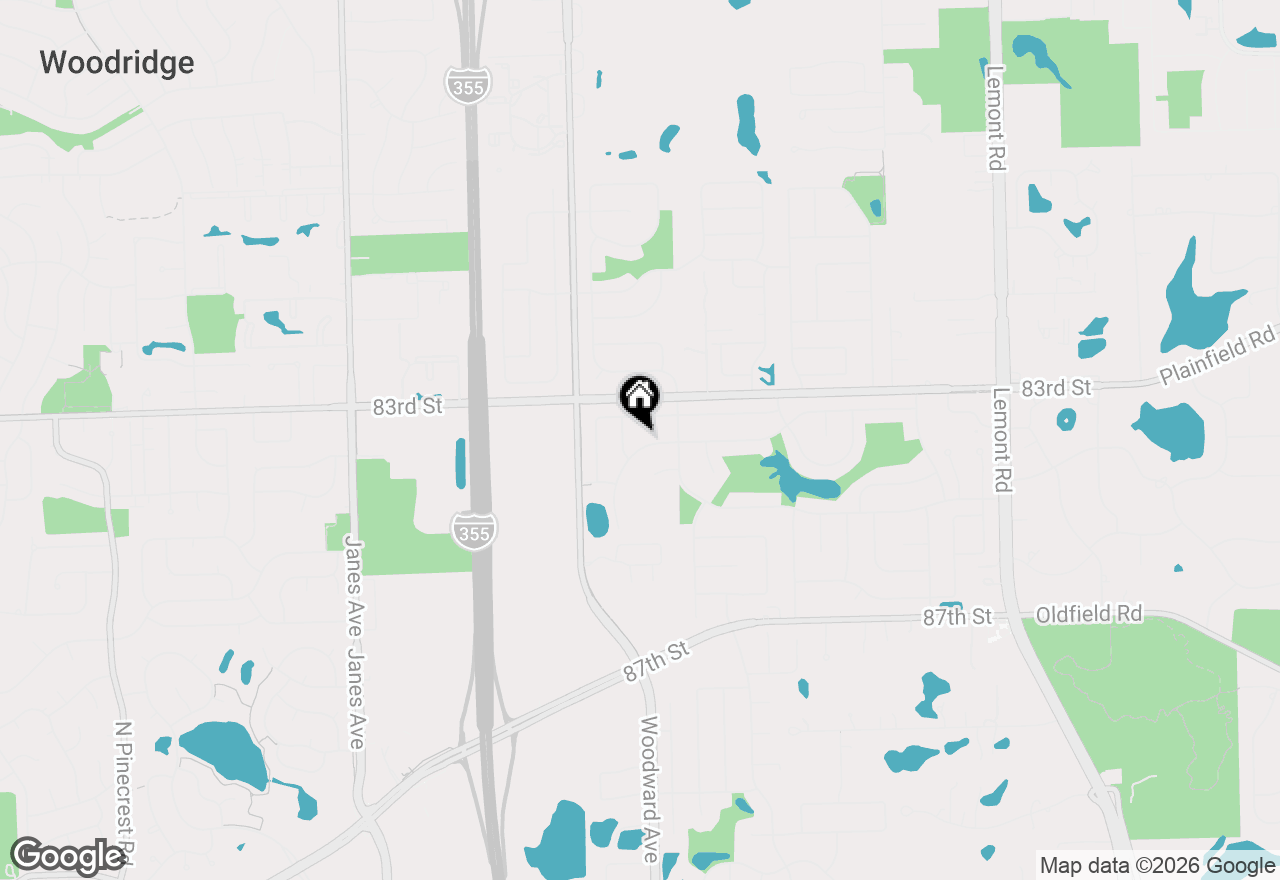 Map of 3432 Drover Lane, Darien, IL 60561