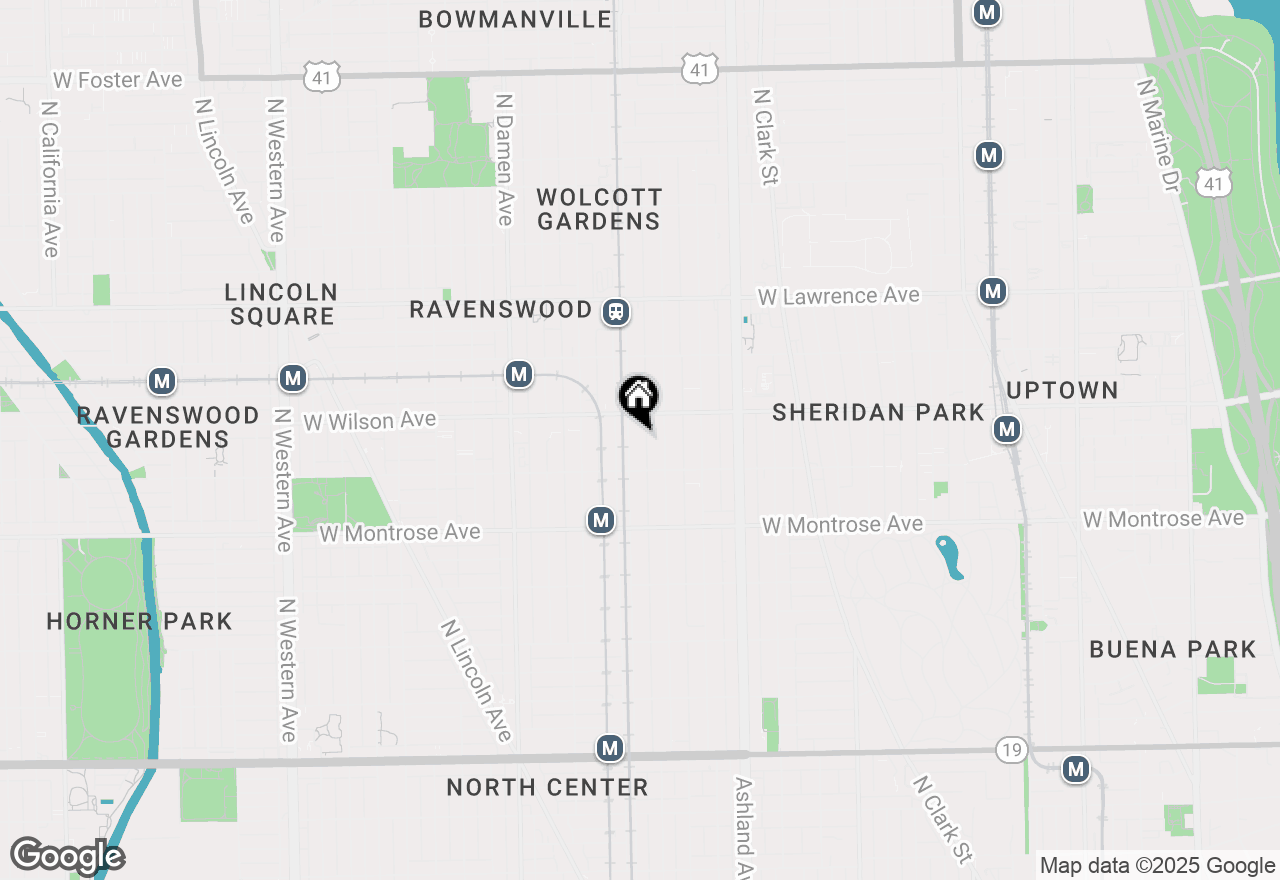 Map of 4529 N Ravenswood Avenue, Chicago, IL 60640