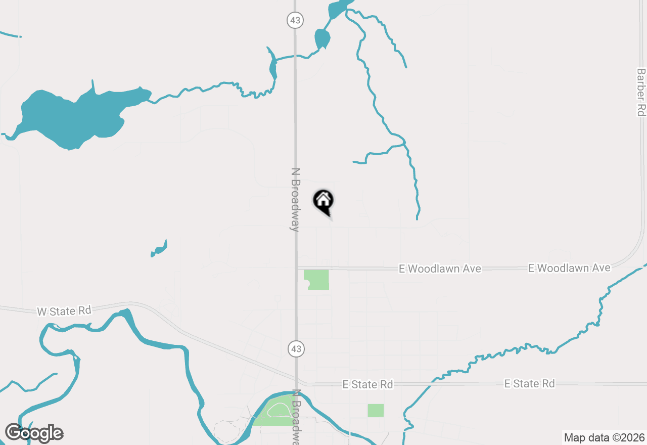Map of 115 W North Street, Hastings, MI 49058