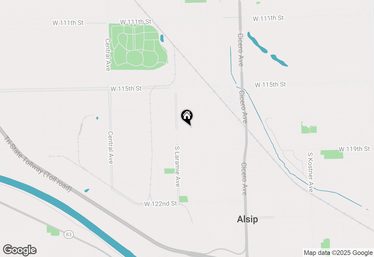 Map of 11735 S Leamington Avenue, Alsip, IL 60803