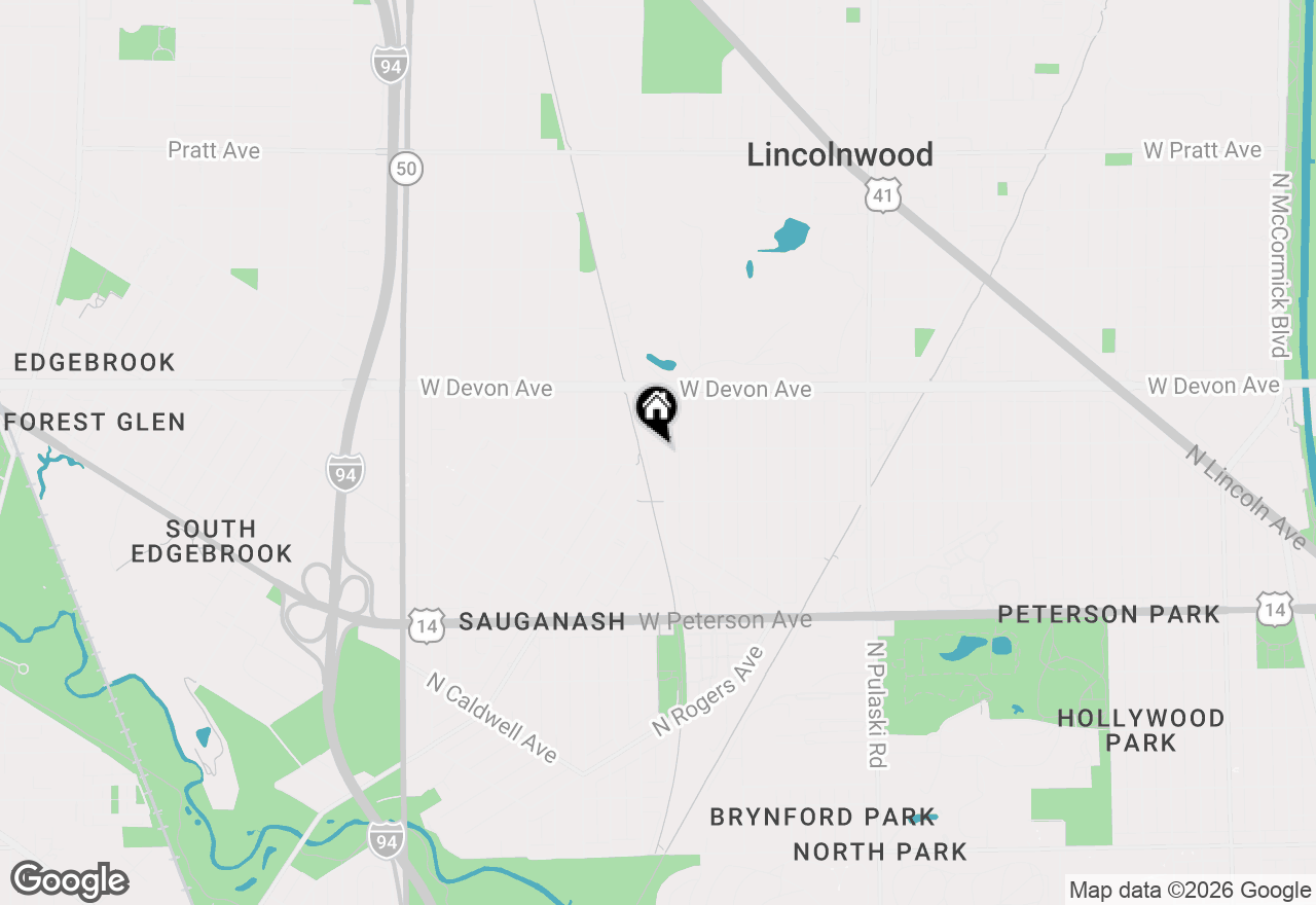 Map of 6250 N Lowell Avenue, Chicago, IL 60646