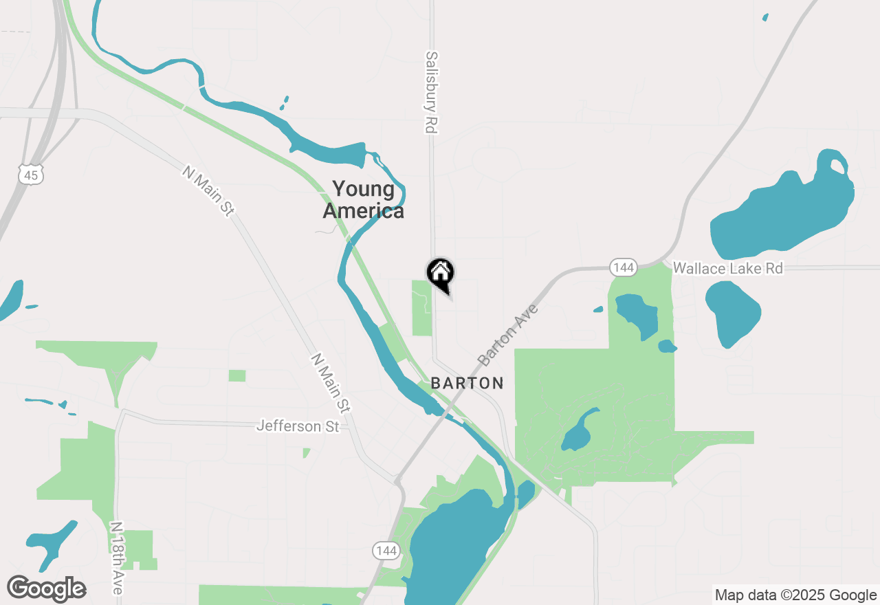 Map of 2109 Salisbury Rd, West Bend, WI 53090