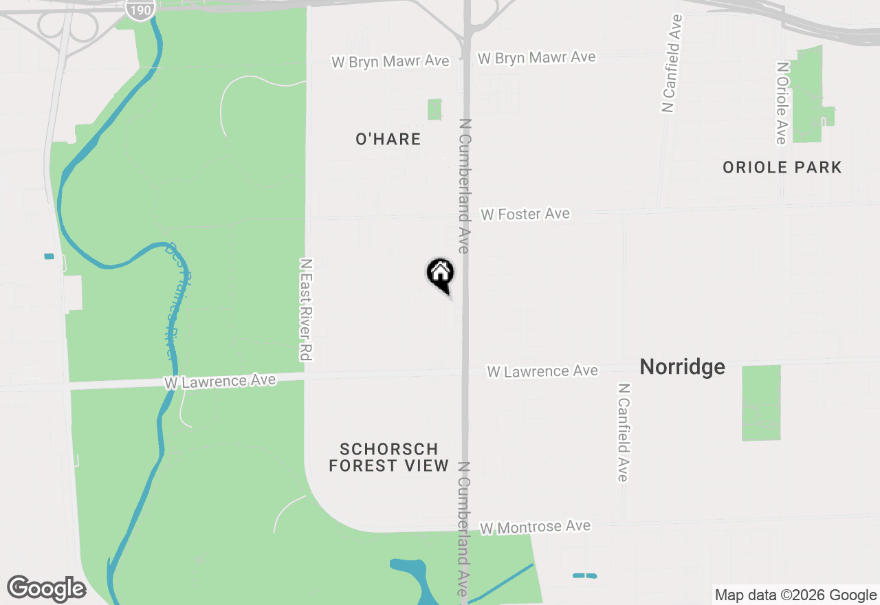 Map of 4930 N Clifton Avenue, Norridge, IL 60706