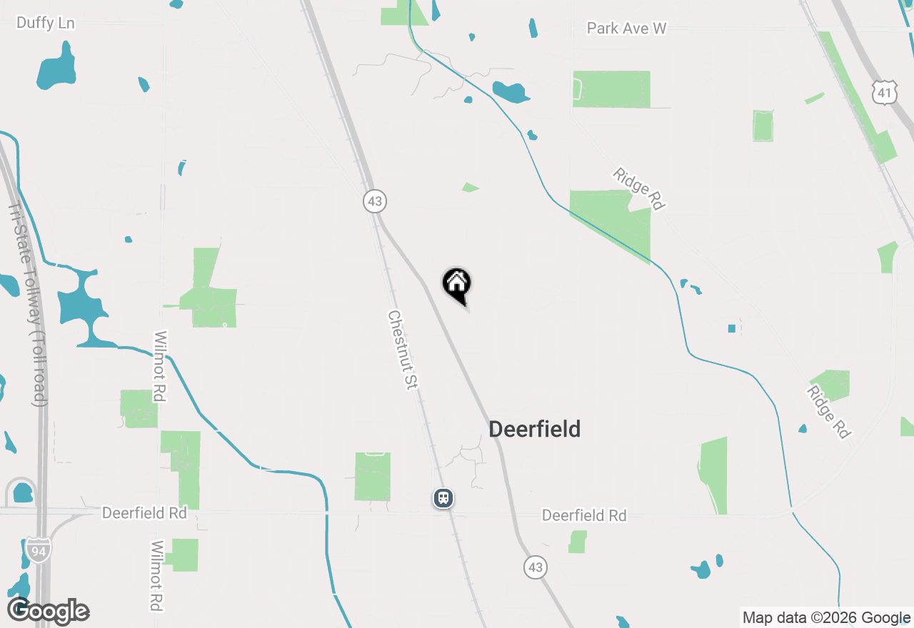 Map of 1285 Warwick Court, Deerfield, IL 60015