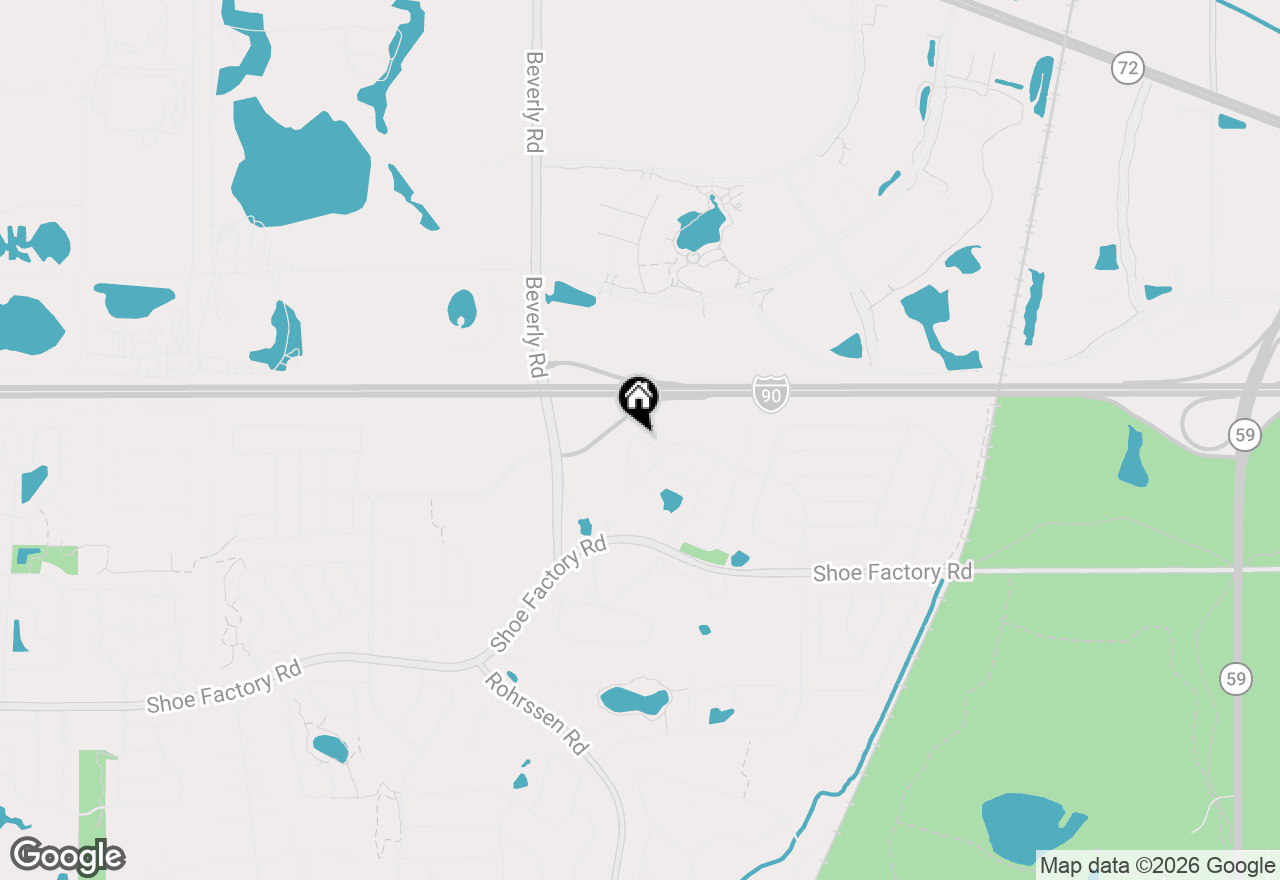 Map of 2034 Ivy Ridge Drive, Hoffman Estates, IL 60192