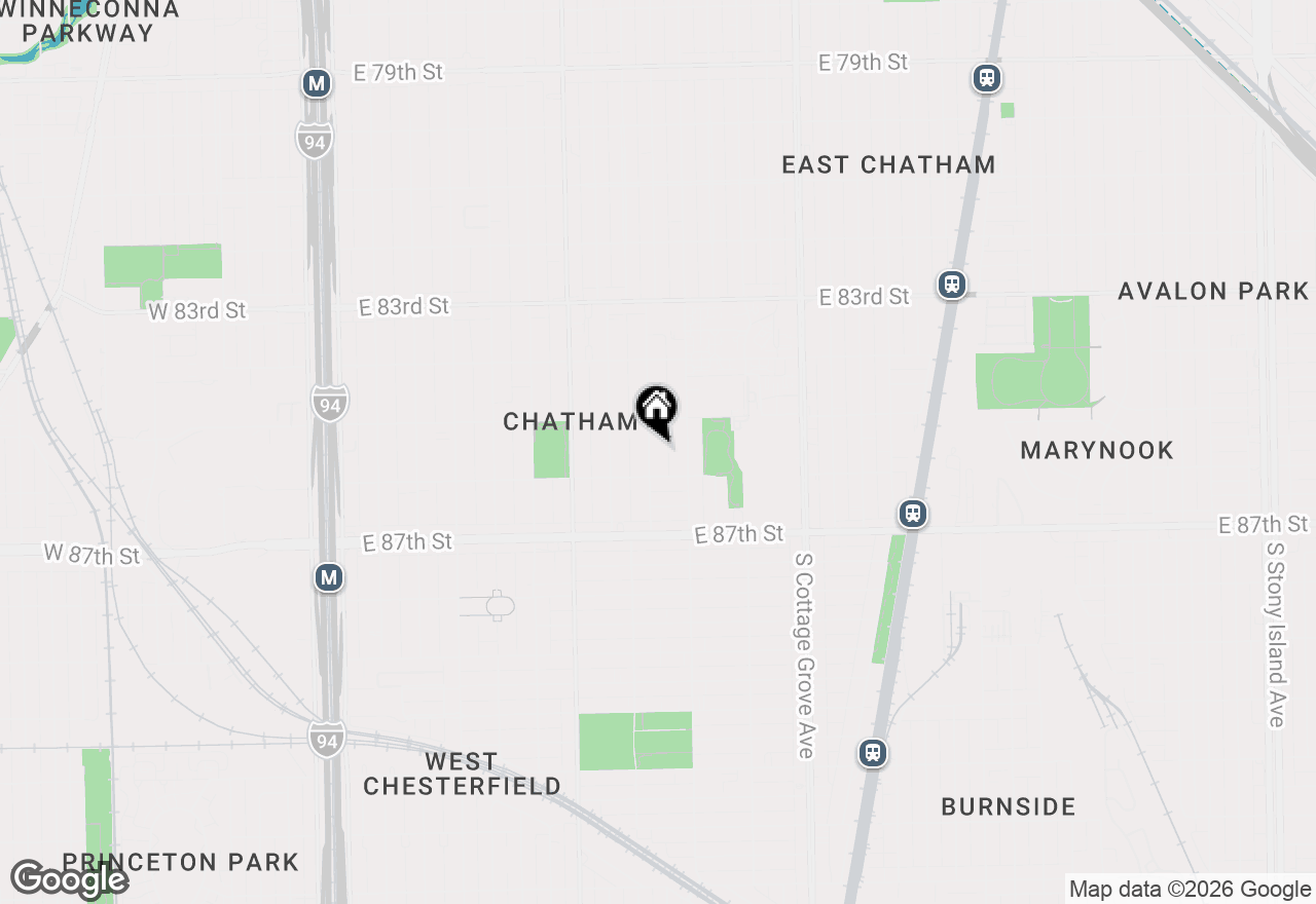 Map of 8533 S Rhodes Avenue, Chicago, IL 60619