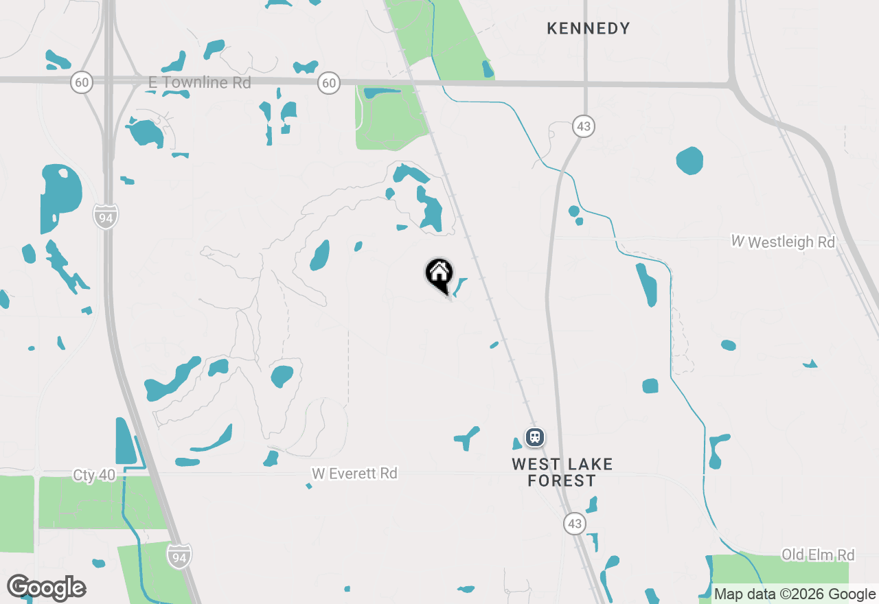Map of 1315 Abington Cambs Drive, Lake Forest, IL 60045