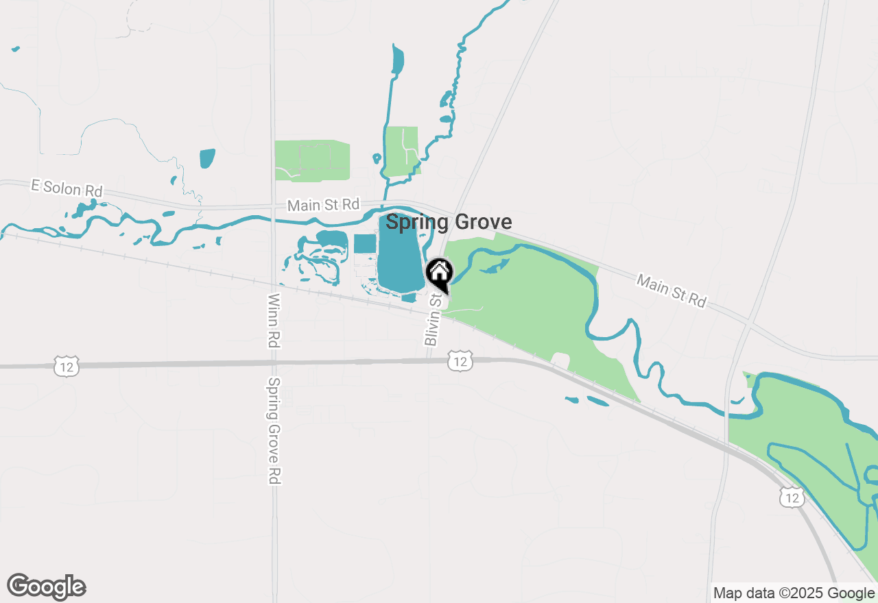Map of 7708 Blivin Street, Spring Grove, IL 60081