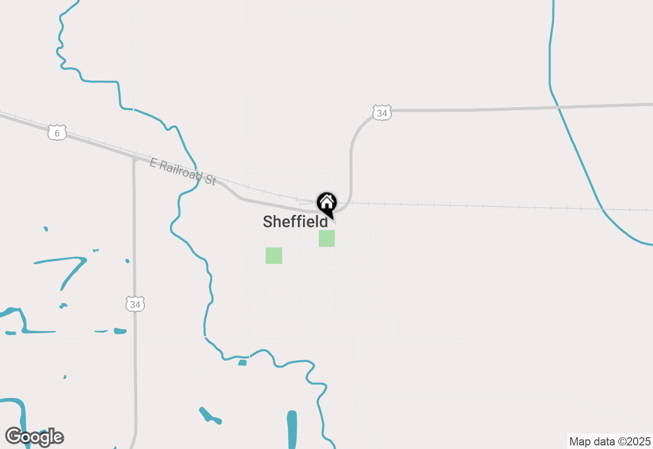 Map of 228 E Atkinson Street, Sheffield, IL 61361