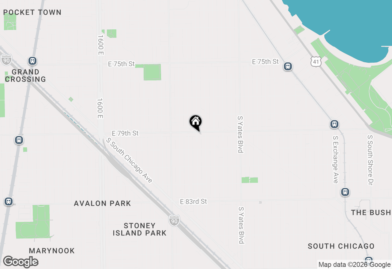 Map of 7900 S Merrill Avenue #3E, Chicago, IL 60649