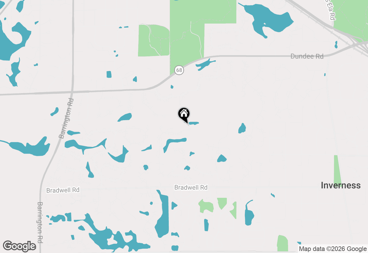 Map of 1960 Abbotsford Drive, Inverness, IL 60010