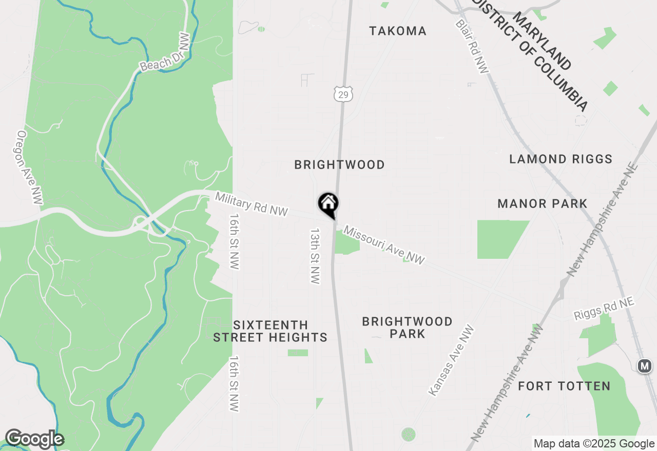 Map of 5885 Colorado Avenue Nw #402, Washington, DC 20011