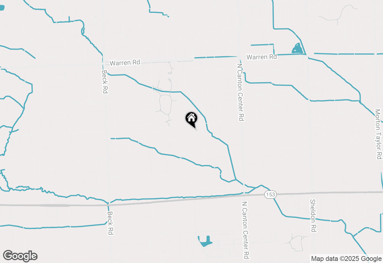 Map of 45708 Bryn Mawr Road, Canton, MI 48187