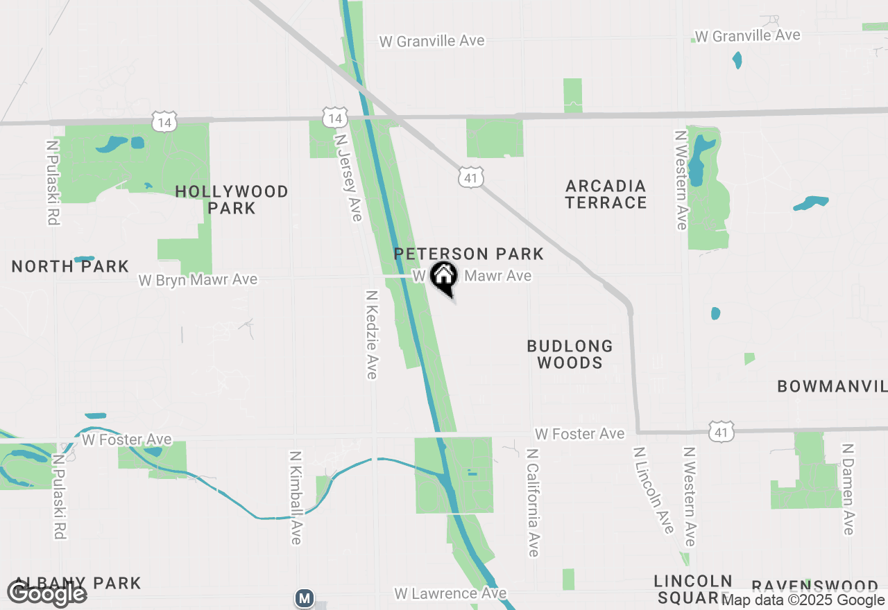 Map of 5515 N Virginia Avenue, Chicago, IL 60625