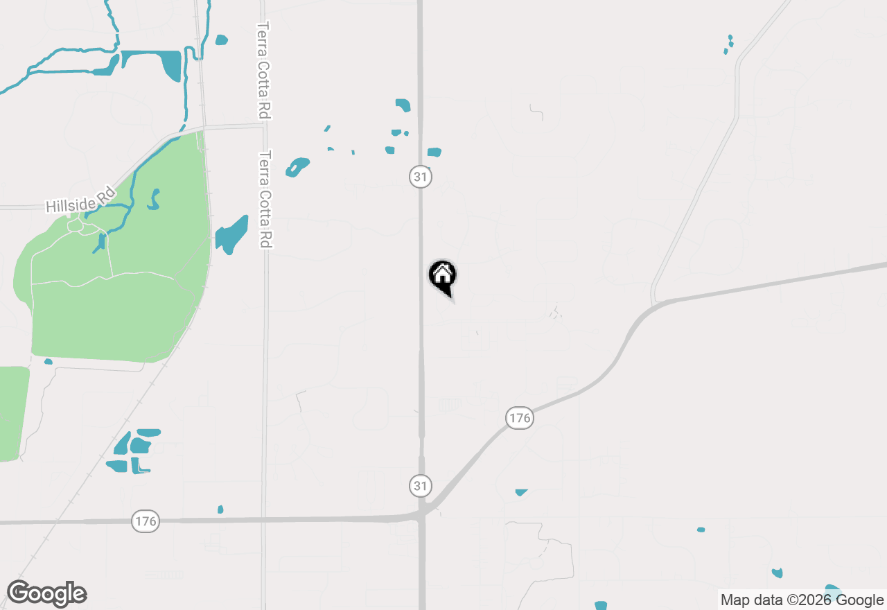 Map of 687 Cassia Court, Crystal Lake, IL 60012