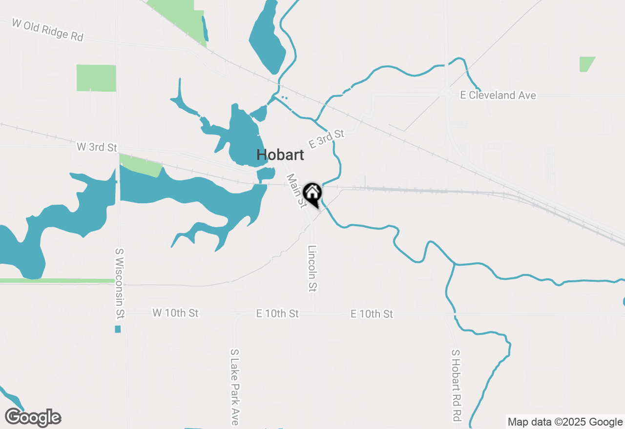 Map of 631 Main Street, Hobart, IN 46342