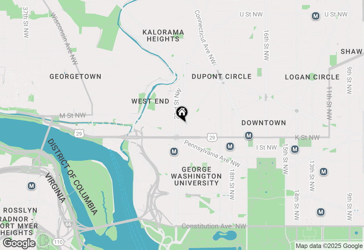 Map of 2201 L Street Nw #820, Washington, DC 20037