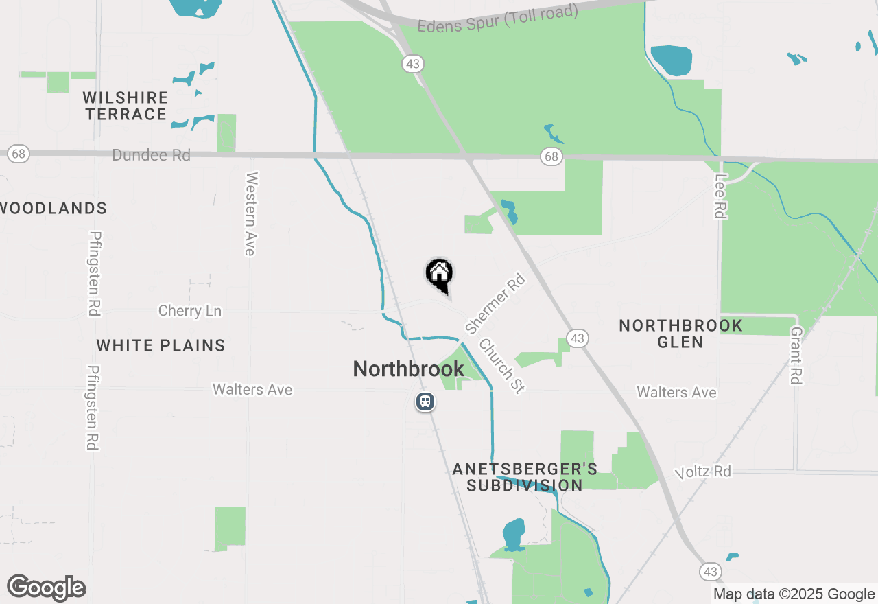 Map of 1910 Cherry Lane #124, Northbrook, IL 60062