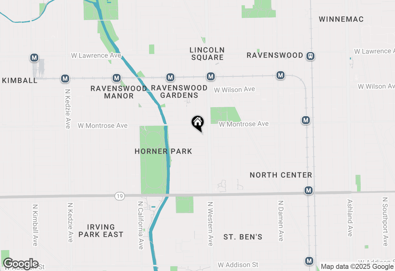 Map of 2439 W Pensacola Avenue, Chicago, IL 60618