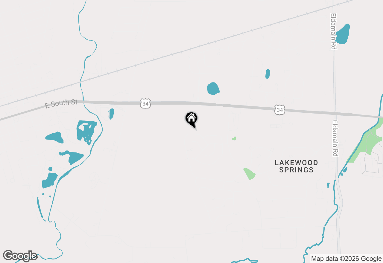 Map of 2913 Alyssa Street, Plano, IL 60545