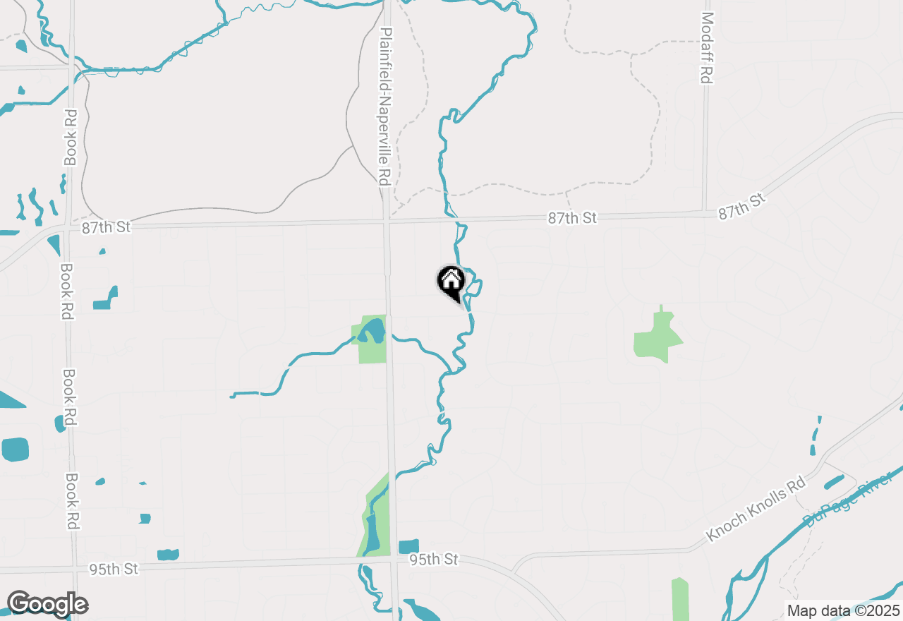 Map of 807 Rock Spring Road, Naperville, IL 60565