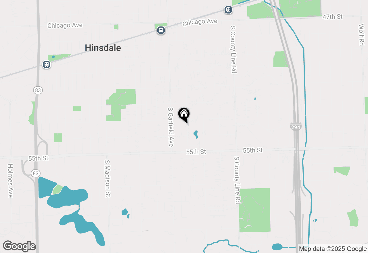 Map of 820 S Park Avenue, Hinsdale, IL 60521