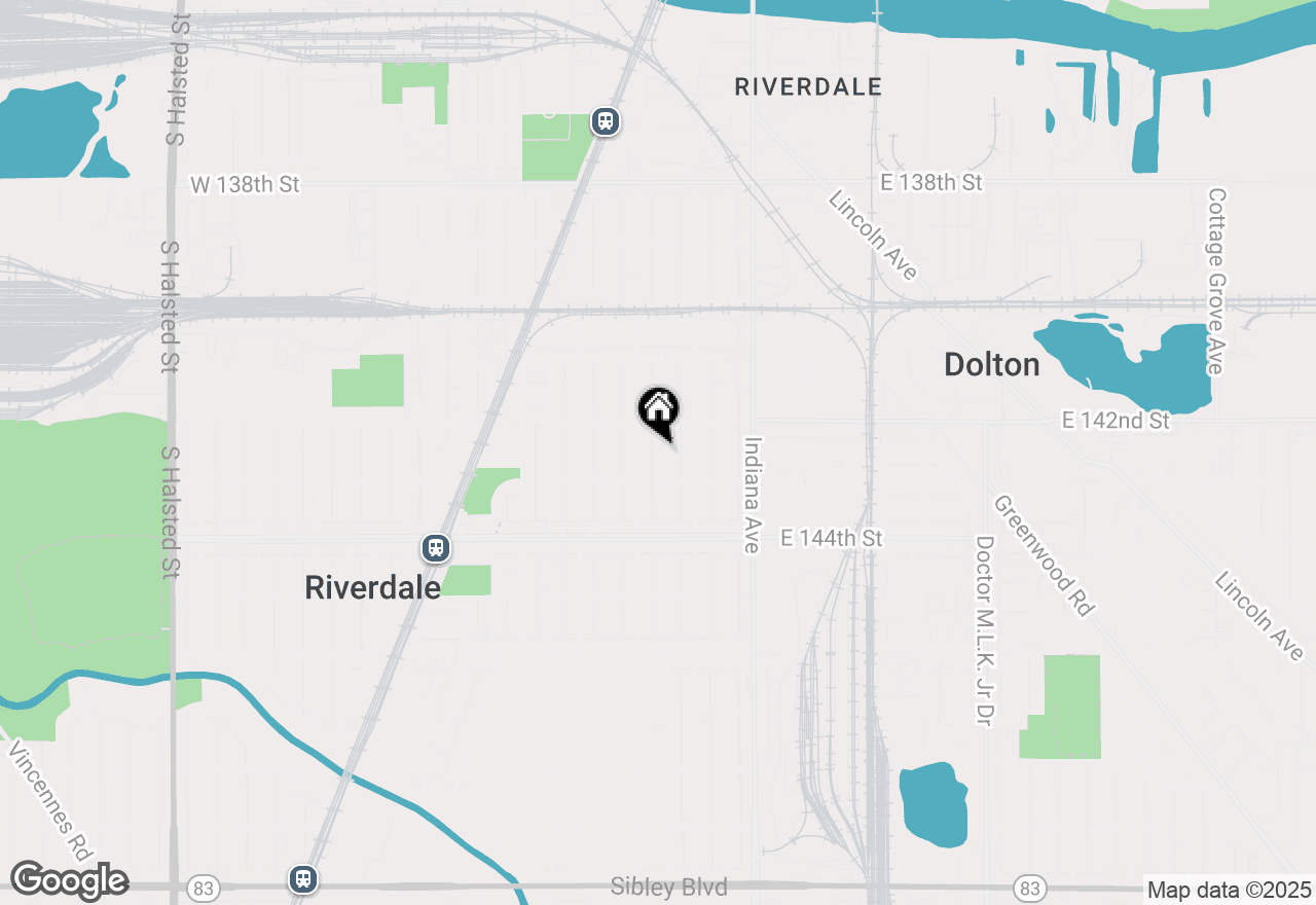 Map of 14220 S Wabash Avenue, Riverdale, IL 60827