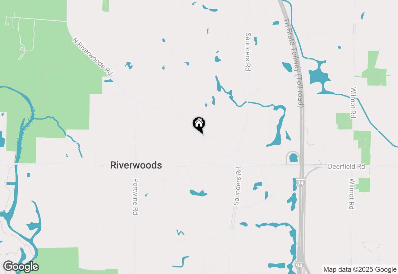 Map of 2375 Riverwoods Rd., Riverwoods, IL 60015