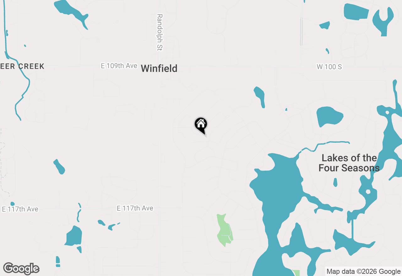 Map of 4213 Glen Oaks Drive, Crown Point, IN 46307