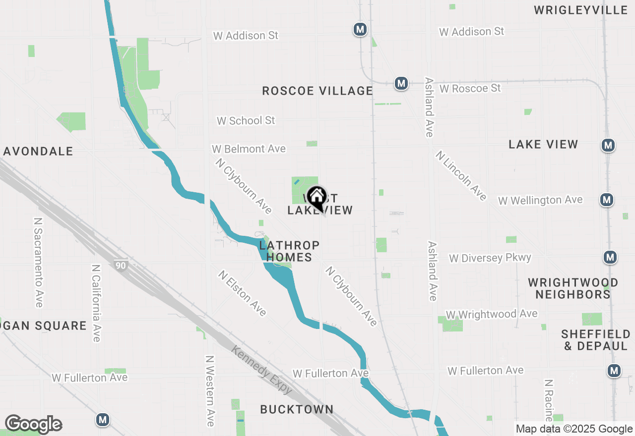 Map of 2930 N Damen Avenue #2, Chicago, IL 60618