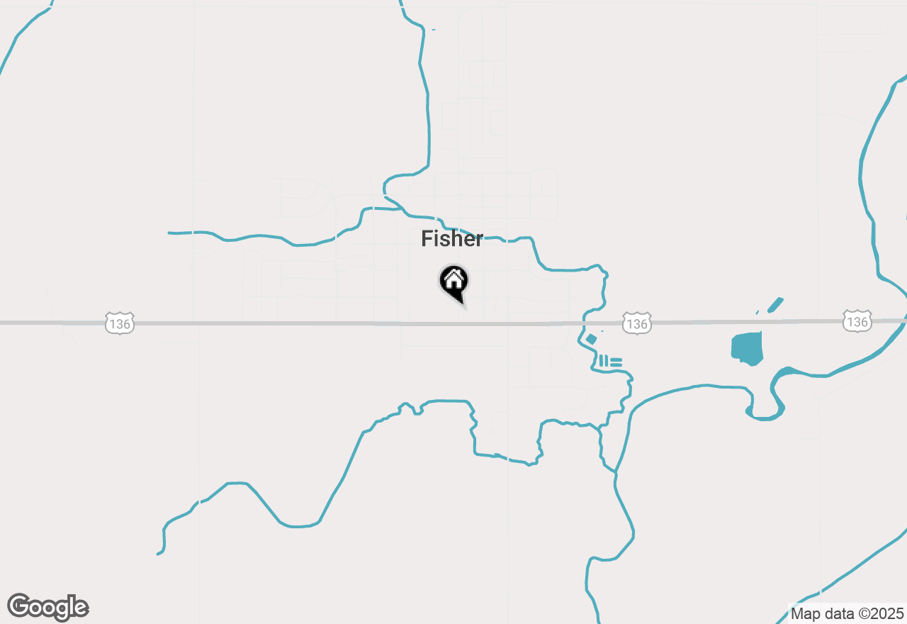 Map of 605 S 3rd Street, Fisher, IL 61843