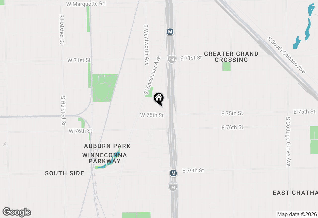 Map of 7433 S Perry Avenue, Chicago, IL 60621