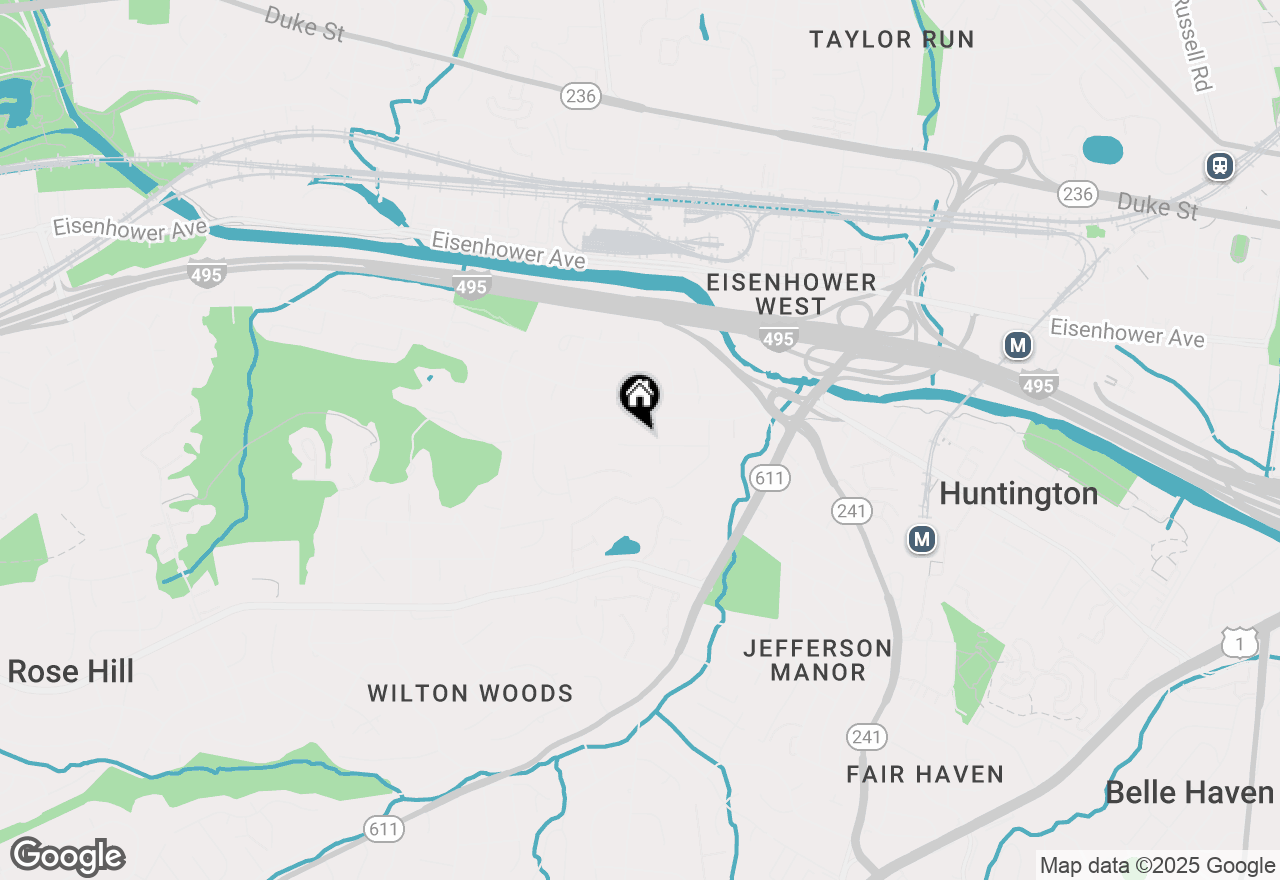 Map of 3206 Hatcher Street, Alexandria, VA 22303