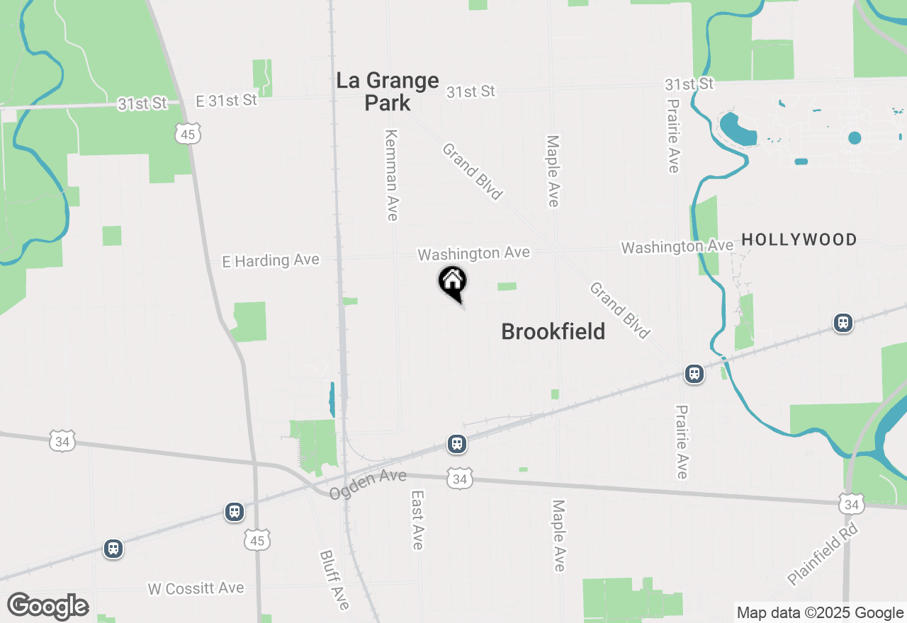 Map of 3618 Morton Avenue, Brookfield, IL 60513