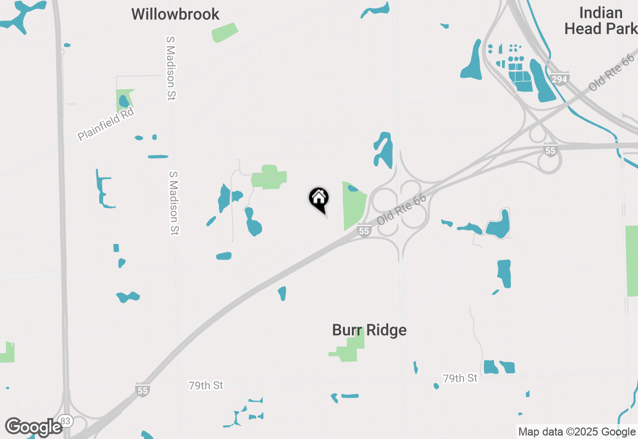 Map of 7319 S Park Avenue, Burr Ridge, IL 60527