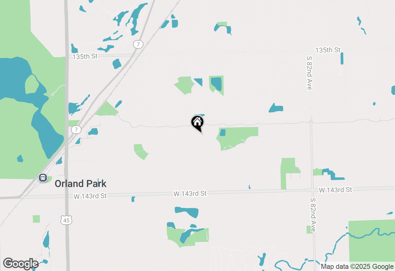 Map of 8824 W 140th Street #204, Orland Park, IL 60462