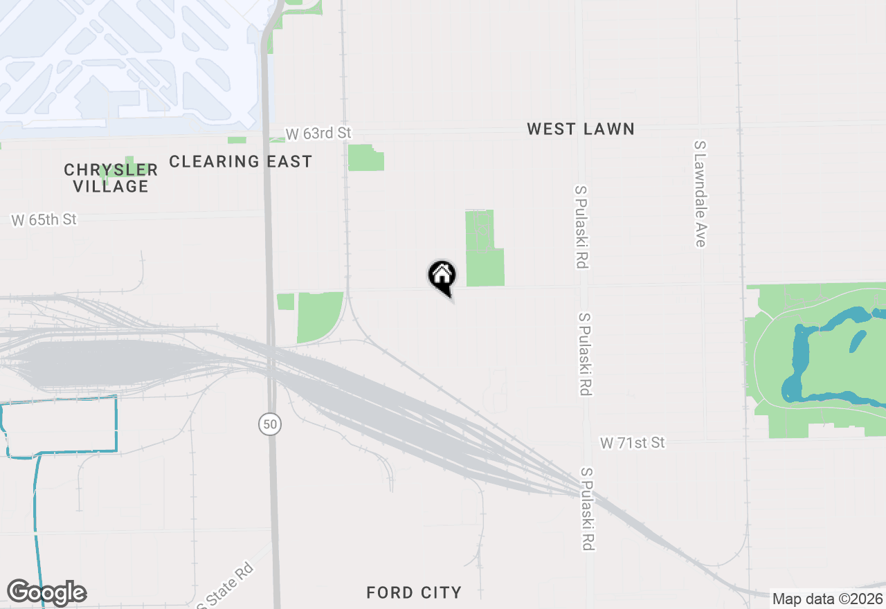 Map of 6724 S Kolin Avenue, Chicago, IL 60629