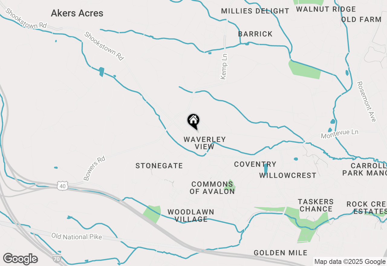 Map of 711 Iron Forge Rd Unit A, Frederick, MD 21702