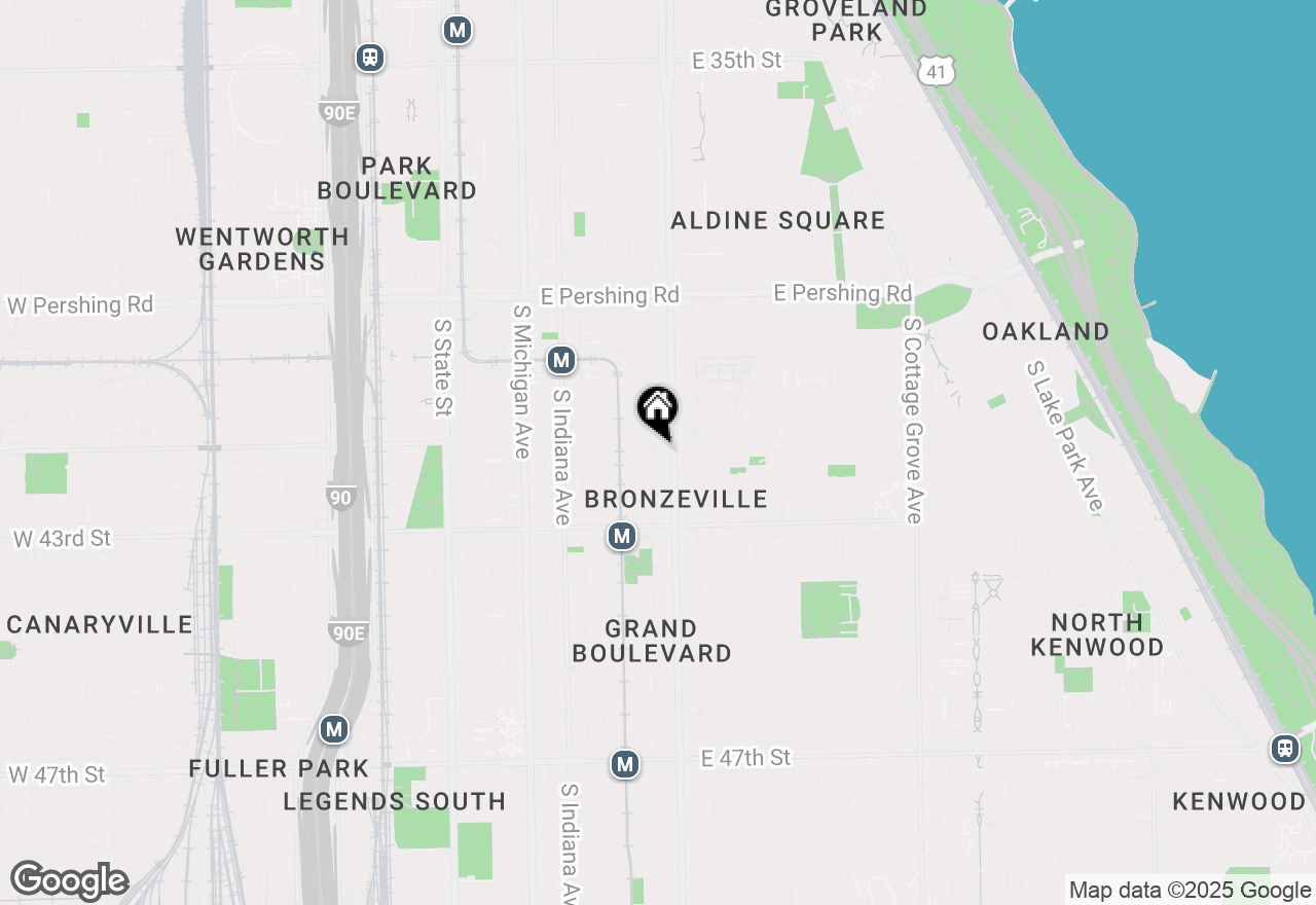 Map of 4144 S King Drive #11M, Chicago, IL 60653
