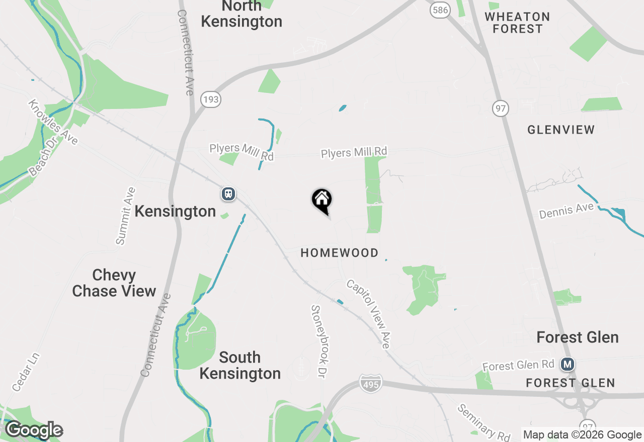 Map of 3202 Edgewood Road, Kensington, MD 20895