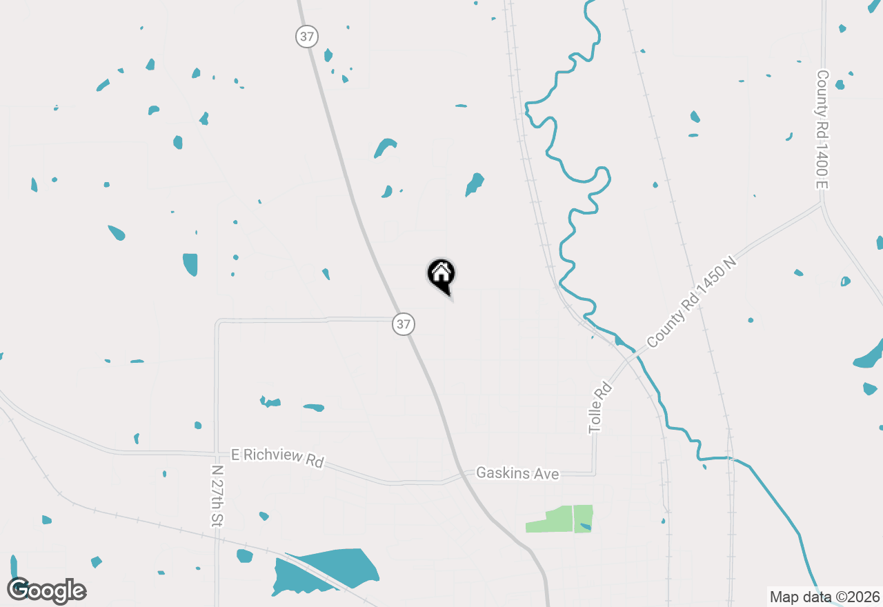 Map of 2 Linnview Drive, Mt Vernon, IL 62864