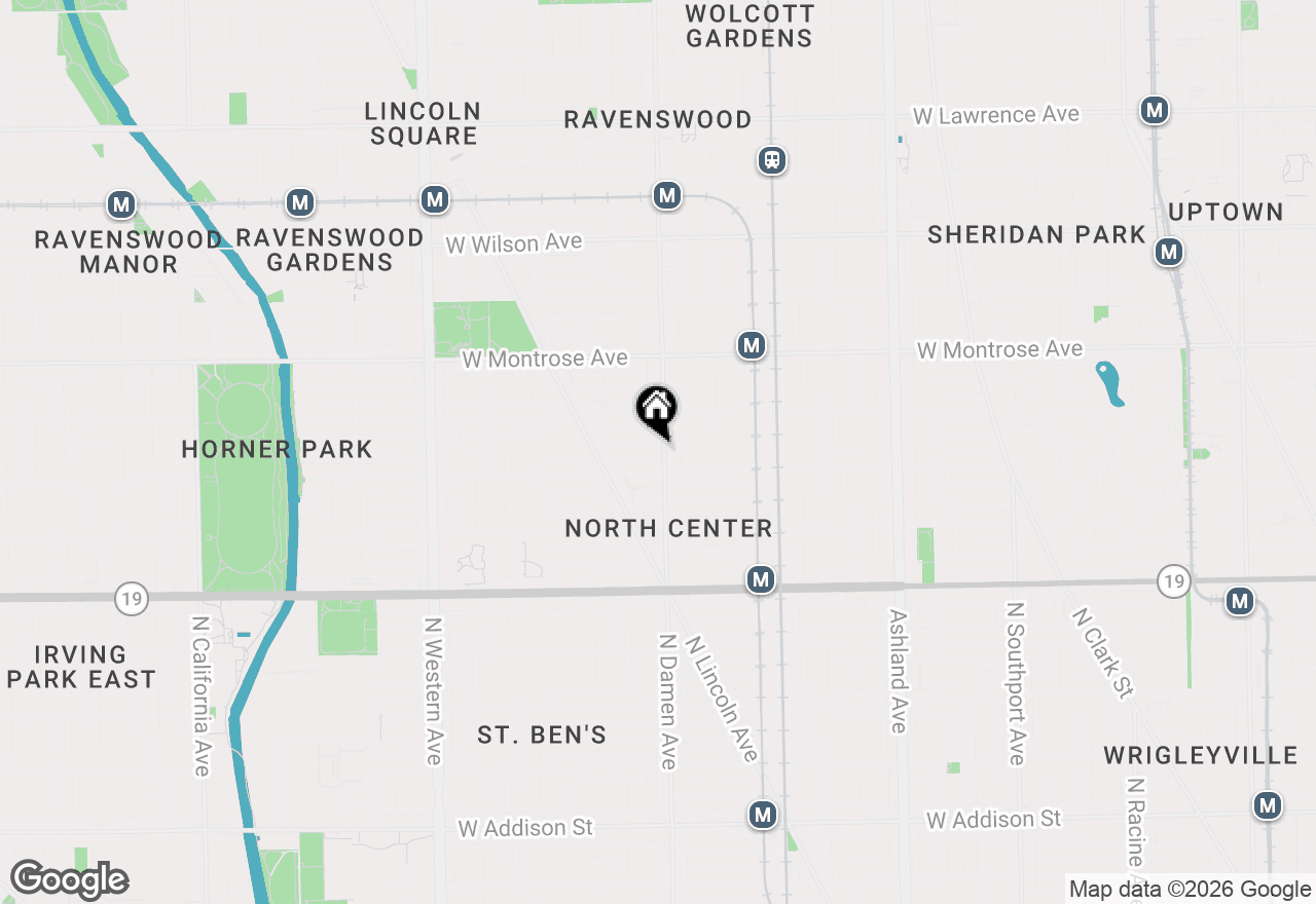 Map of 4220 N Damen Avenue, Chicago, IL 60618