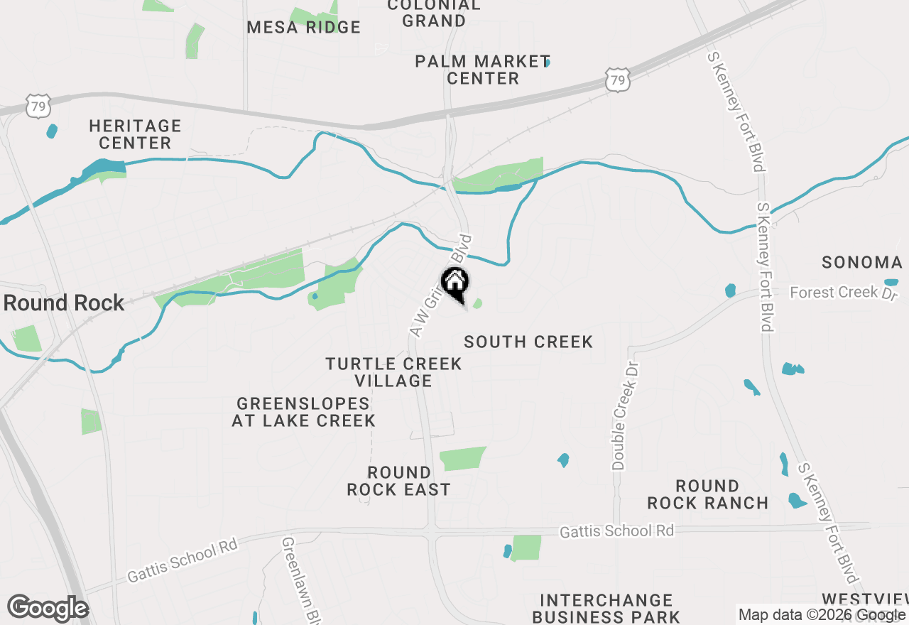 Map of 721 Tumlinson Fort Way, Round Rock, TX 78664