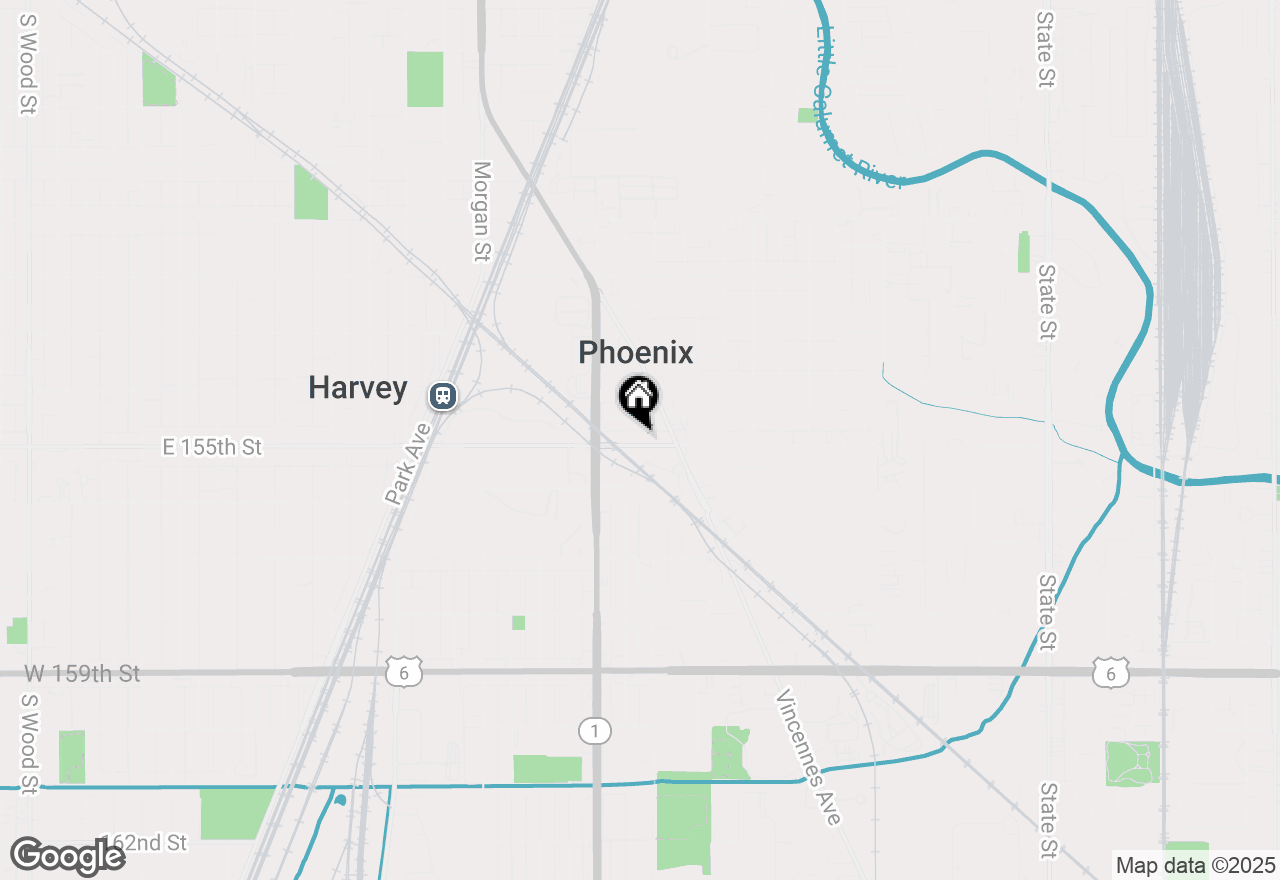 Map of 536 E 155th Street, Phoenix, IL 60426